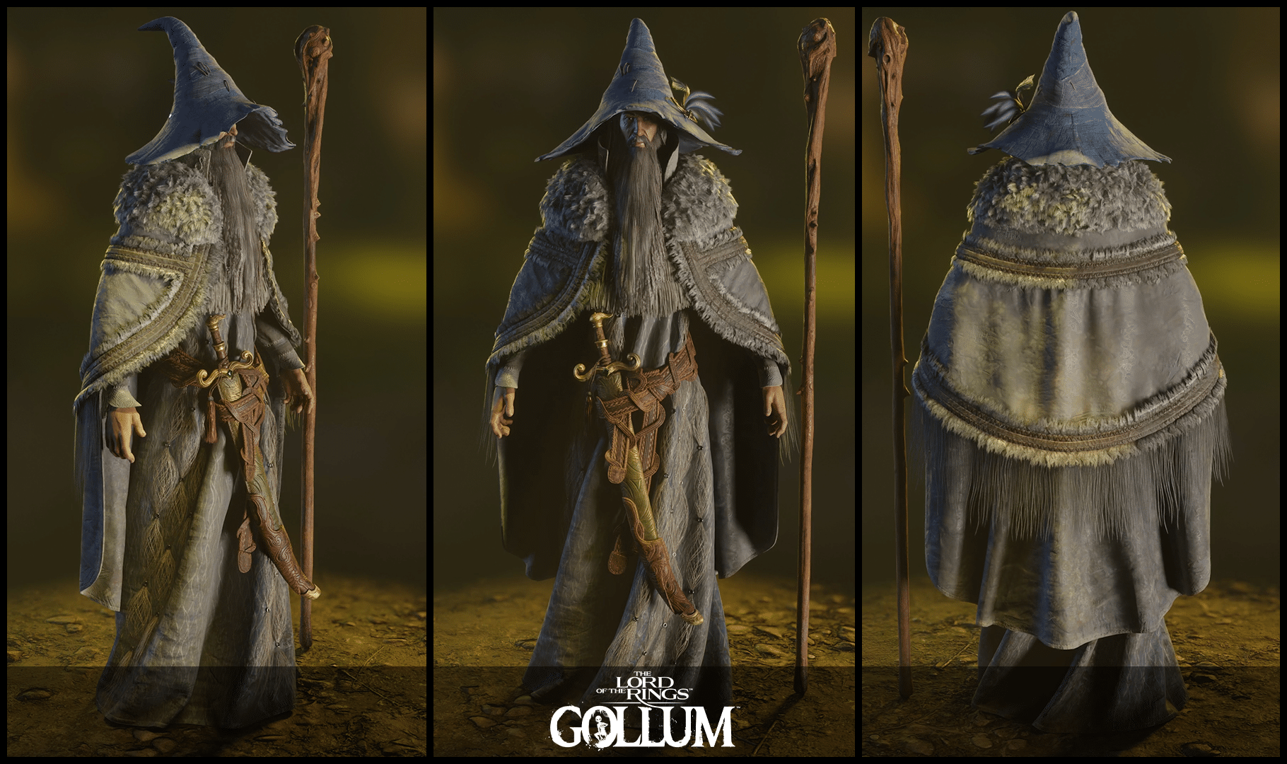 Gollum Gandalf 3D 2