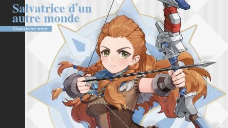 Image d'illustration pour l'article : Genshin Impact : Aloy nous montre un peu plus de gameplay