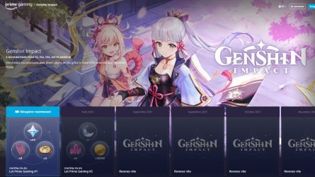 Image d'illustration pour l'article : Genshin Impact : Des récompenses et des primo-gemmes pour les abonnés Amazon Prime Gaming