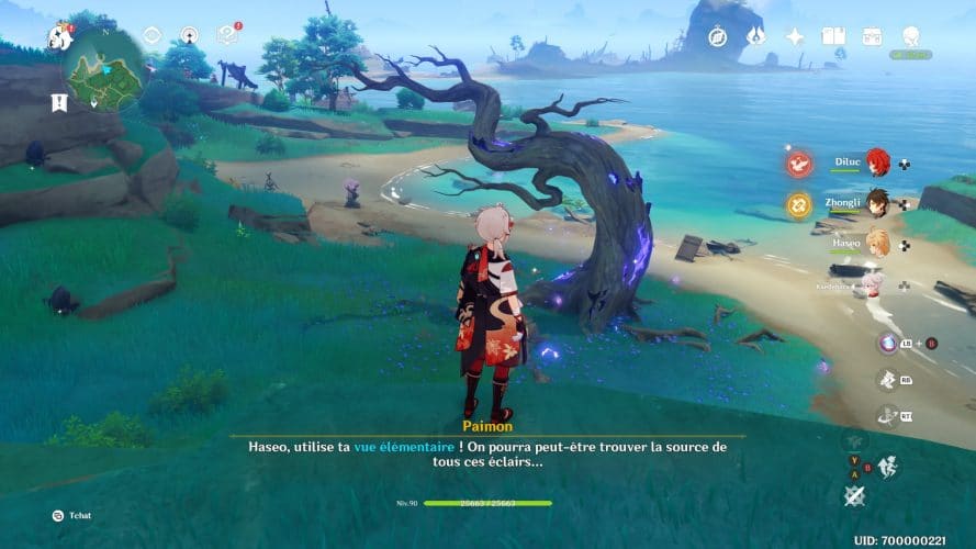 Sakurologie, soluce et emplacement Cerisier Tonnerre Guide Genshin Impact