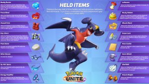 Image d'illustration pour l'article : Tout savoir sur les Objets à tenir – Pokémon Unite