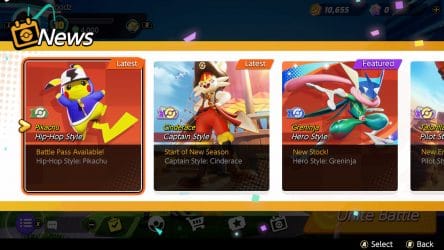 Image d'illustration pour l'article : Saison 1 du Battle Pass - Pokémon Unite
