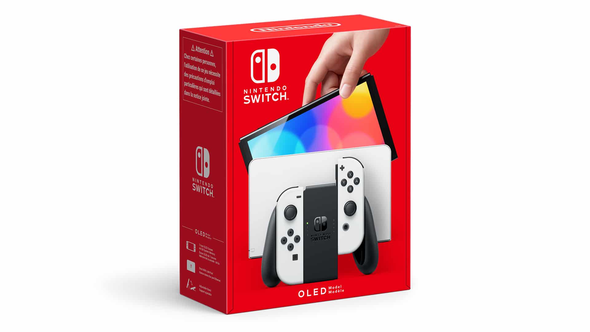 Nintendo switch oled blanc 2