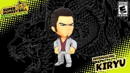 Image d'illustration pour l'article : Super Monkey Ball Banana Mania accueille Kazuma Kiryu de la série Yakuza