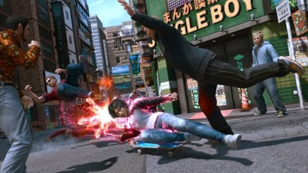 Image d'illustration pour l'article : Lost Judgment dévoile l'arsenal de Yagami via du gameplay