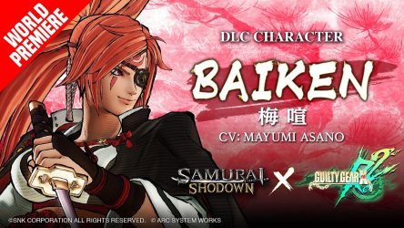 Image d'illustration pour l'article : Samurai Shodown : Baiken de Guilty Gear arrive le 19 août