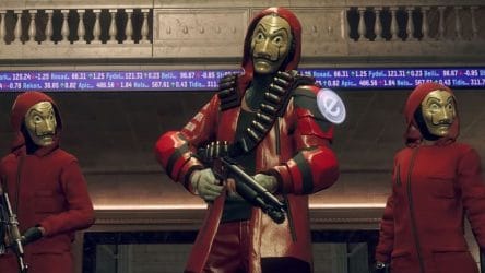 Image d'illustration pour l'article : Watch Dogs Legion : Ubisoft annonce un crossover avec La Casa de Papel