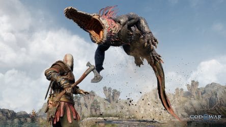 Image d'illustration pour l'article : God of War Ragnarok montre quelques extraits de gameplay avec des combats brutaux
