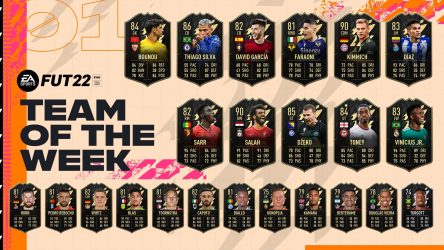Image d'illustration pour l'article : FIFA 22 dévoile la première Team Of The Week