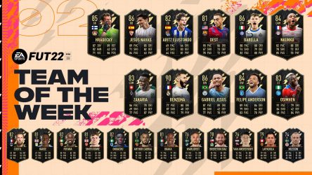 Image d'illustration pour l'article : FIFA 22 dévoile la deuxième Team Of The Week