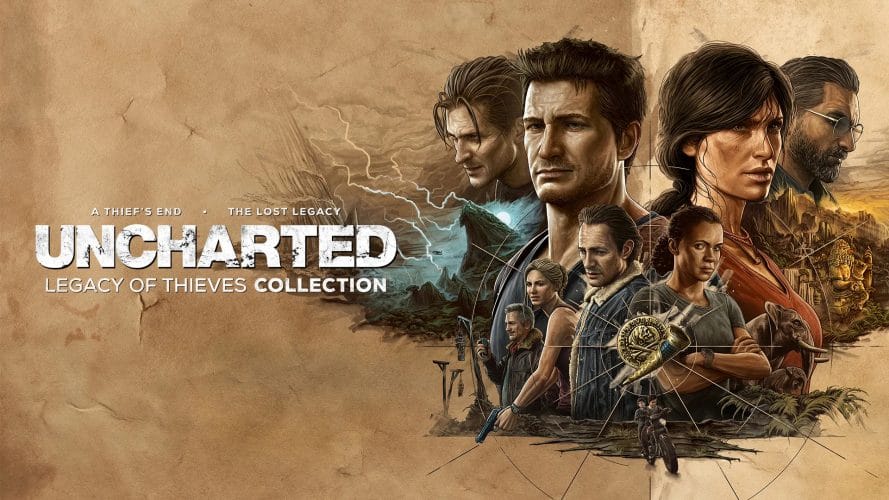 Uncharted réalise l’un des plus faibles lancements d’un jeu PlayStation sur Steam Uncharted-legacy-of-thieves-collection-key-art-889x500