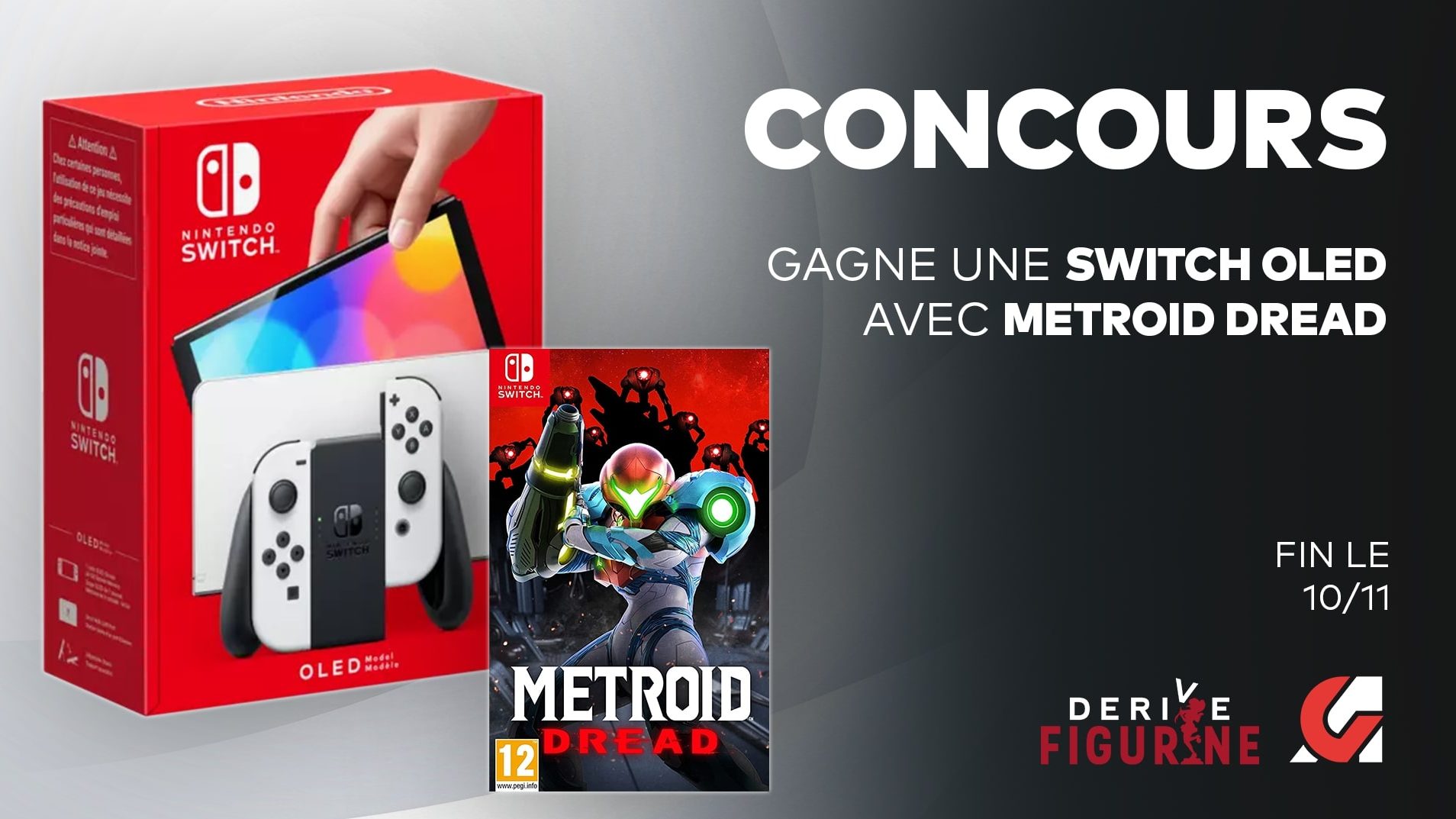 Concours : Une console Nintendo Switch OLED avec Metroid Dread à gagner