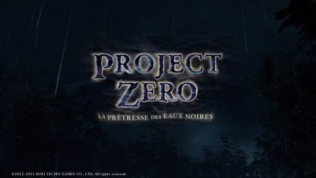 Project zero : la prêtresse des eaux noires
