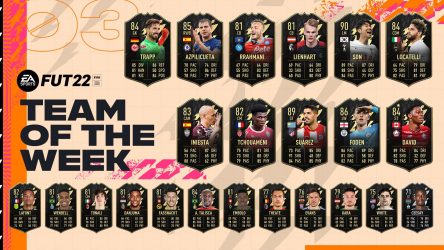 Image d'illustration pour l'article : FIFA 22 dévoile la troisième Team Of The Week