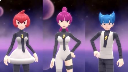 Image d'illustration pour l'article : Pokémon Diamant Etincelant et Perle Scintillante font la part belle aux champions et à la Team Galaxie