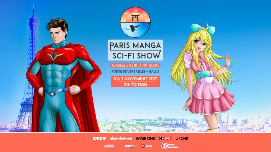Paris manga & sci-fi show - affiche - super-héros - magical girl