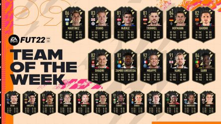 Image d'illustration pour l'article : FIFA 22 dévoile la neuvième Team Of The Week