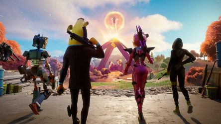 Image d'illustration pour l'article : Fortnite : (Re)vivez l'événement La Fin clôturant le Chapitre 2
