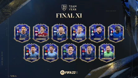 Image d'illustration pour l'article : FIFA 22 dévoile la Team Of The Week n°19