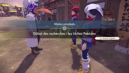 Image d'illustration pour l'article : Début des recherches : les tâches Pokédex | Légendes Pokémon Arceus