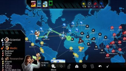 Image d'illustration pour l'article : Pandemic : L'adaptation vidéoludique du jeu de société n'est plus en vente sur PC, iOS et Android