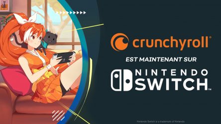 Image d'illustration pour l'article : Crunchyroll est désormais disponible sur Nintendo Switch
