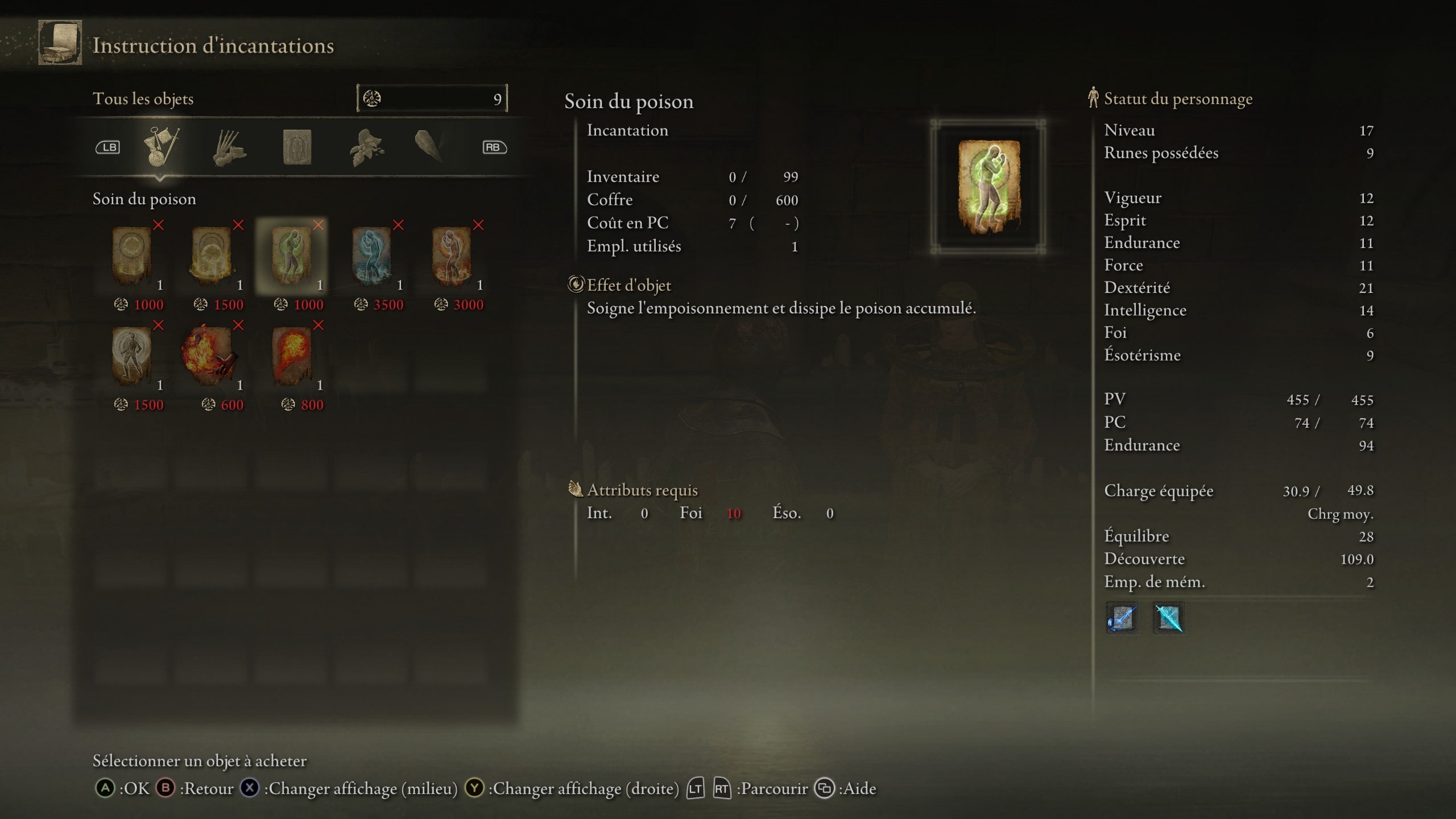 Elden ring guide sort soin du poison 12