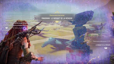 Image d'illustration pour l'article : Panorama : le Bosquet de la mémoire | Horizon Forbidden West