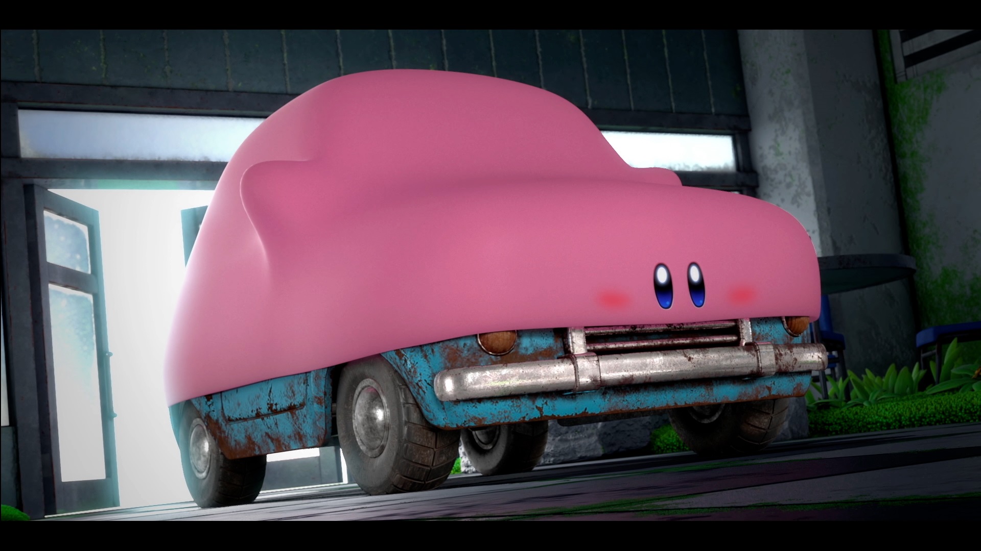 Kirby monde oublie voiture 10