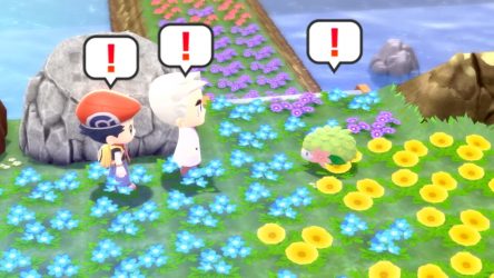Image d'illustration pour l'article : Shaymin débarque dans Pokémon Diamant Étincelant et Perle Scintillante