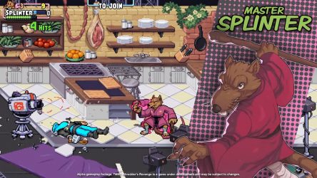 Image d'illustration pour l'article : Maître Splinter rejoint le casting de Teenage Mutant Ninja Turtles: Shredder’s Revenge