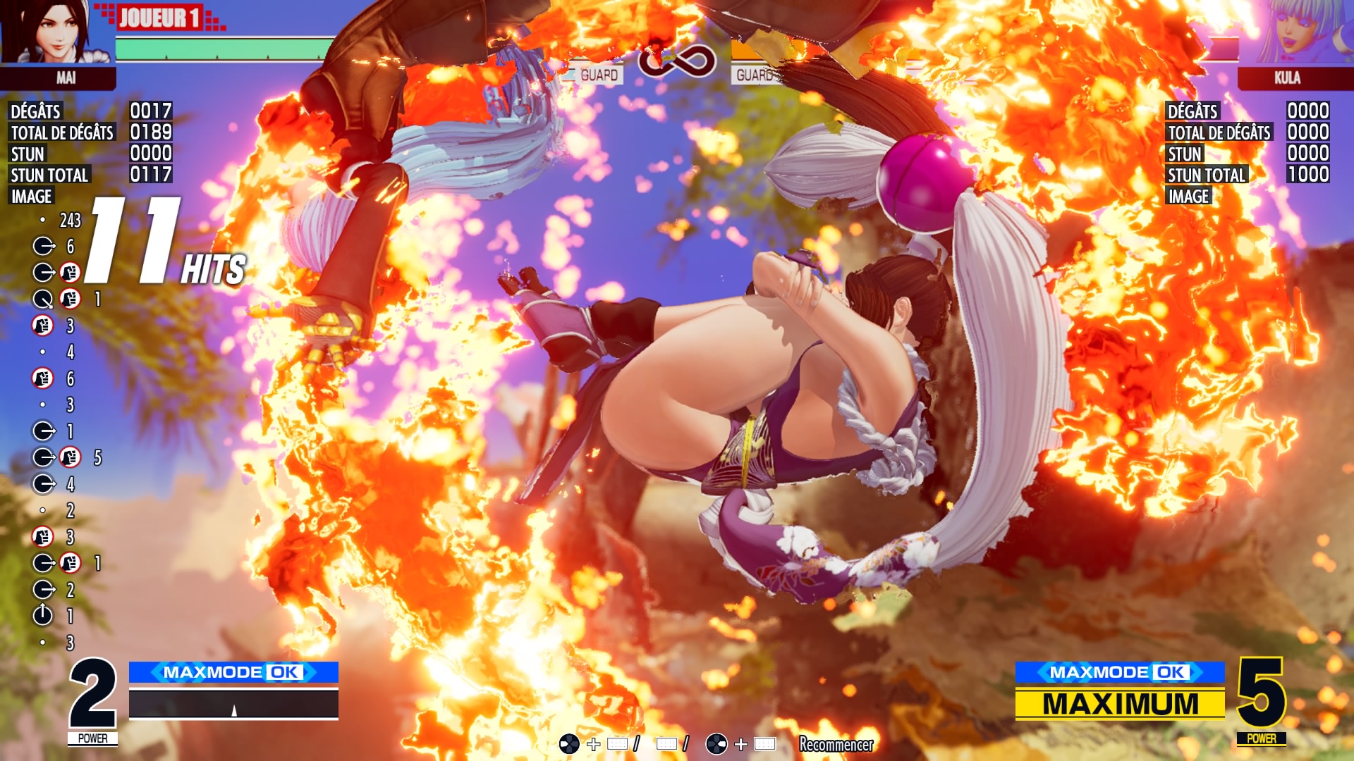 The king of fighters xv mai fire