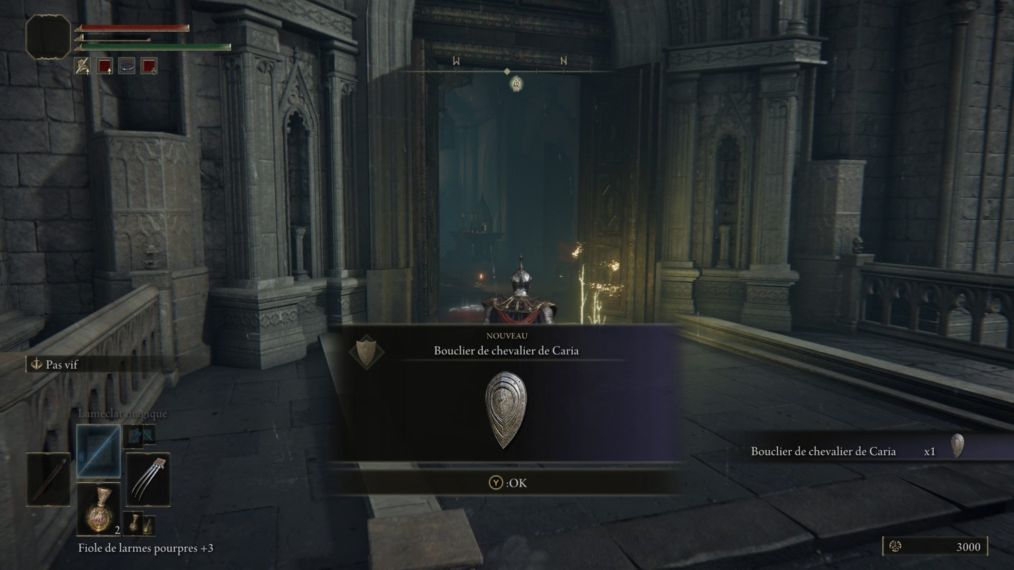 Arme Bouclier de chevalier de Caria, où le trouver ? Guide Elden Ring