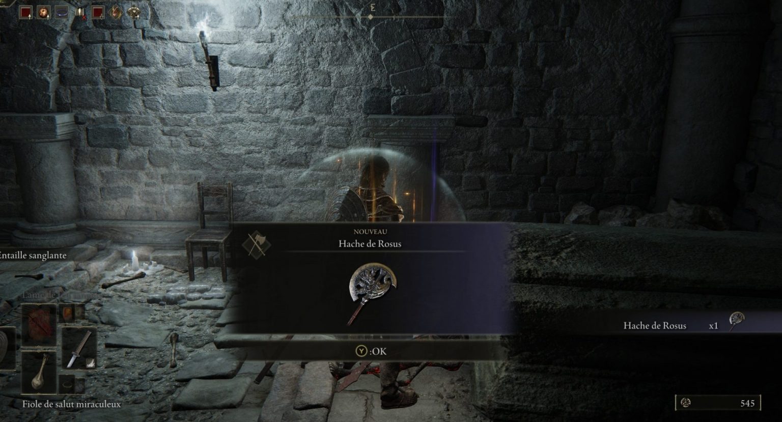 Arme Hache de Rosus, où la trouver ? Guide Elden Ring