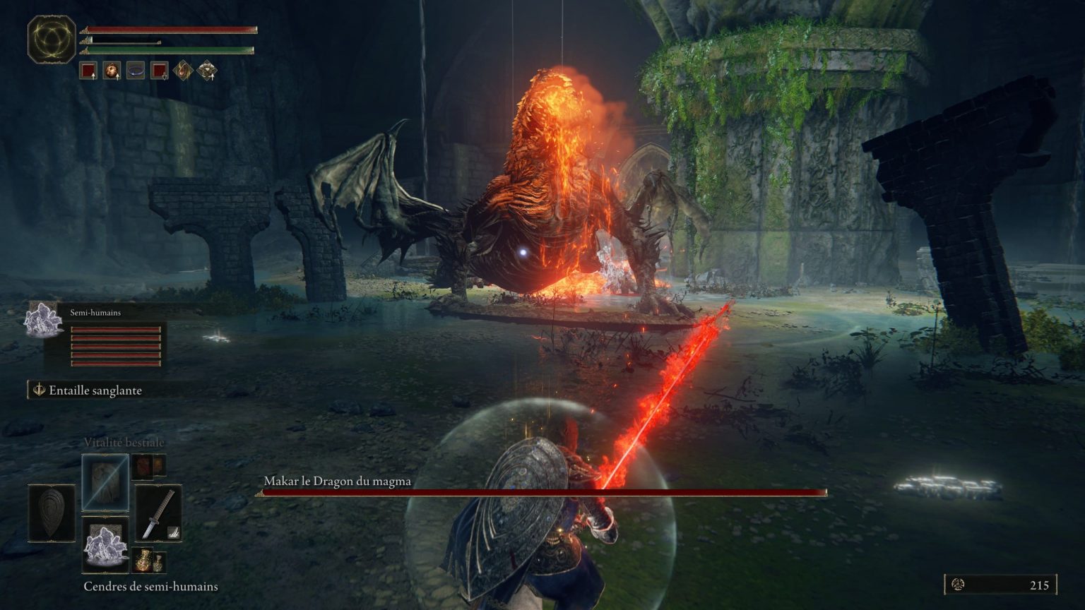 Arme Lameécaille du Dragon du magma, où la trouver ? Guide Elden Ring