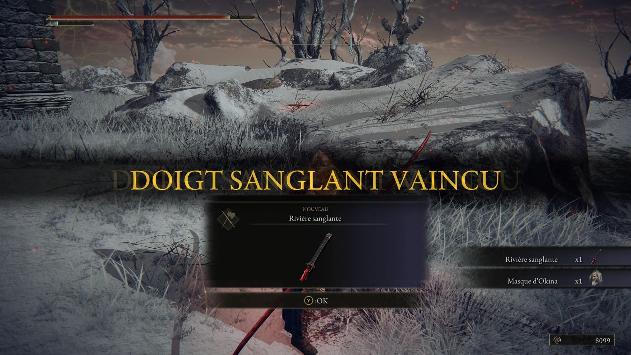 Arme Rivière sanglante, où la trouver ? Guide Elden Ring