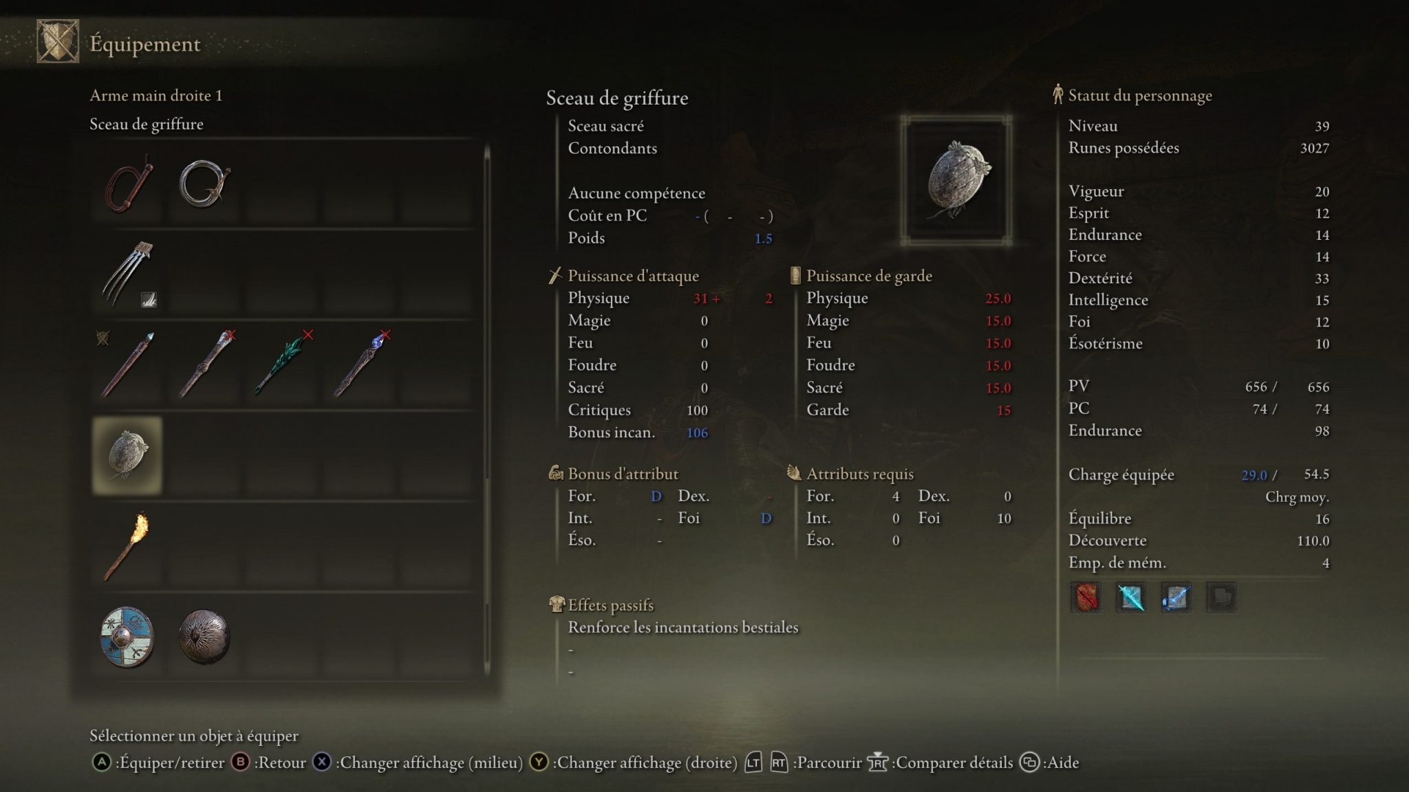 Griffure Arme Sceau de griffure, où le trouver ? | Guide Elden Ring