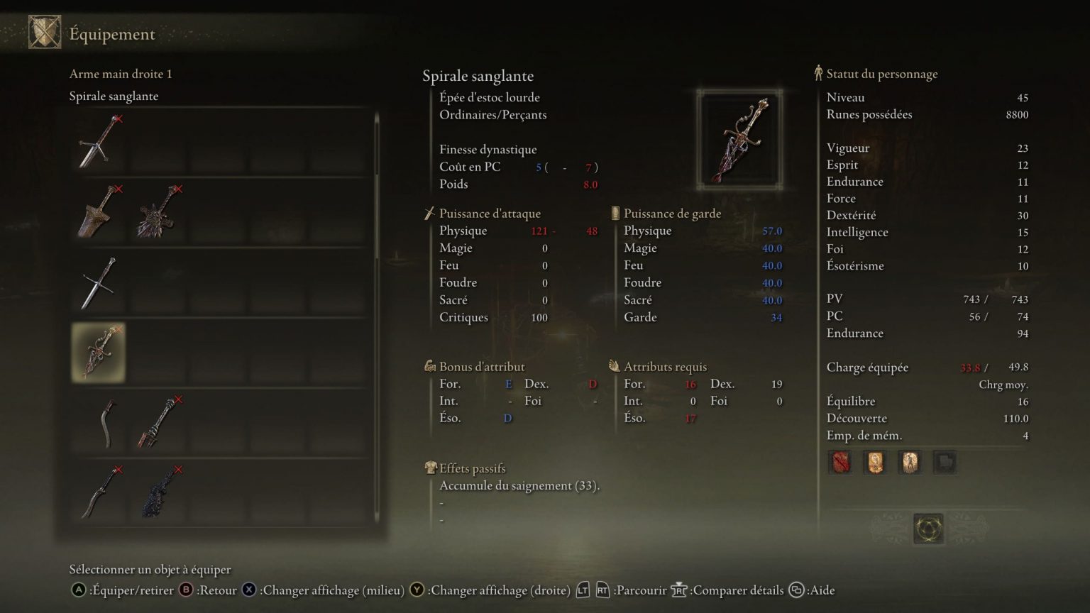 Arme Spirale sanglante, où la trouver ? Guide Elden Ring