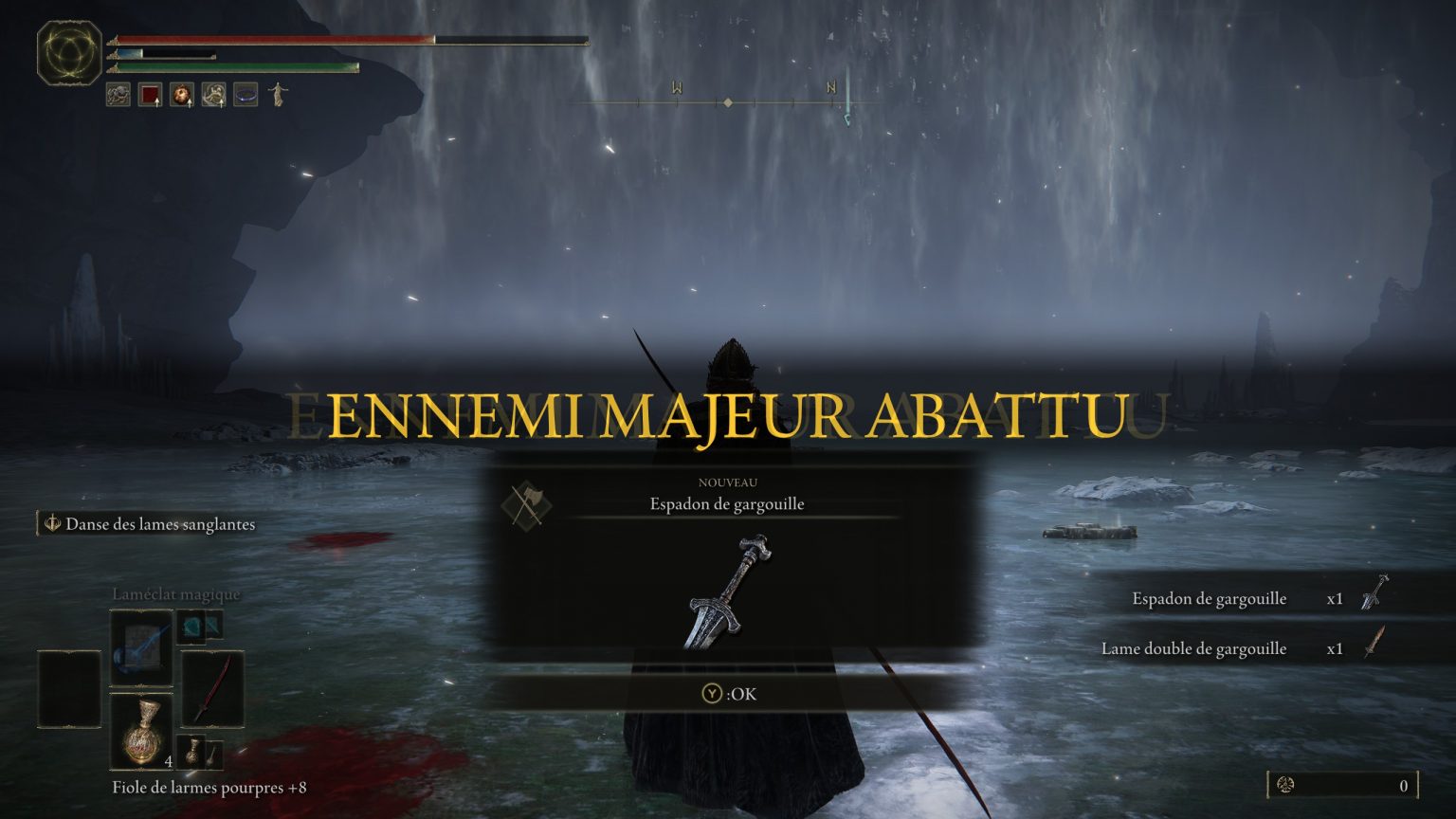 Lame double de gargouille et Espadon de gargouille Elden Ring