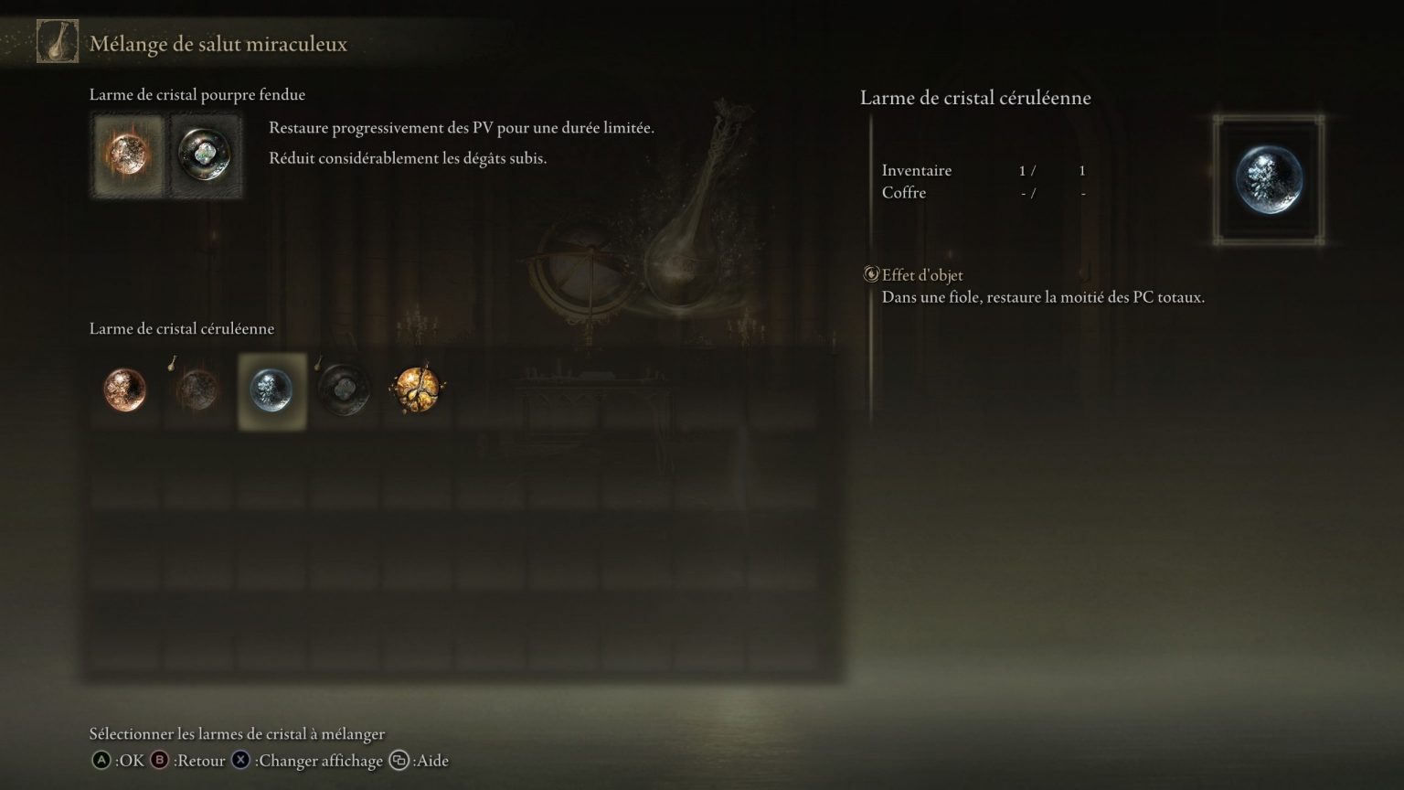 Emplacement de toutes les larmes de cristal Elden Ring
