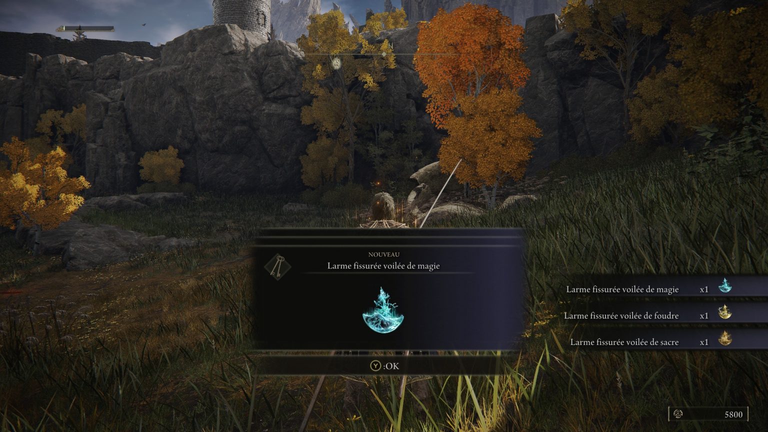 Emplacement de toutes les larmes de cristal Elden Ring