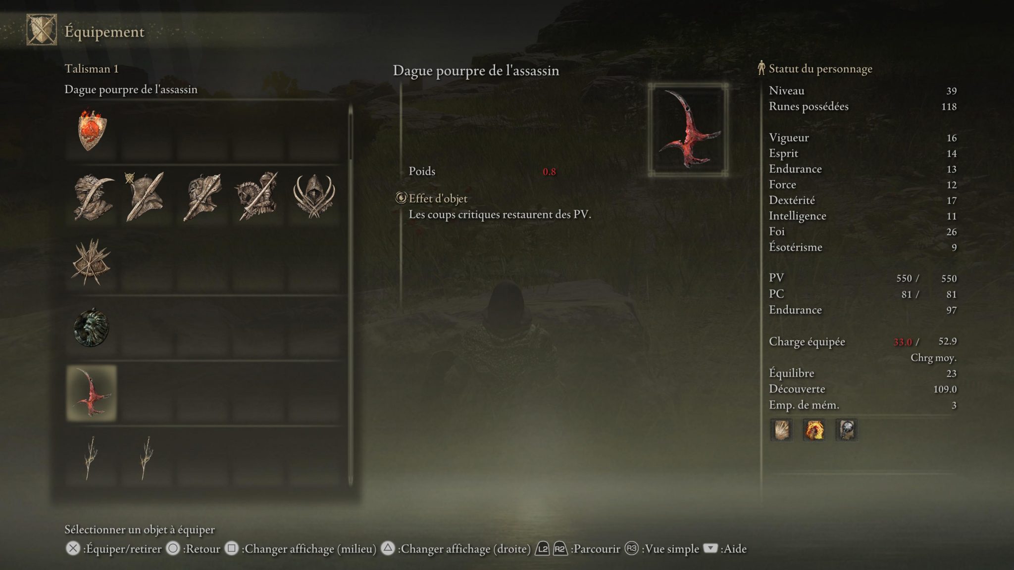 Dague pourpre de l'assassin, où la trouver Guide Elden Ring