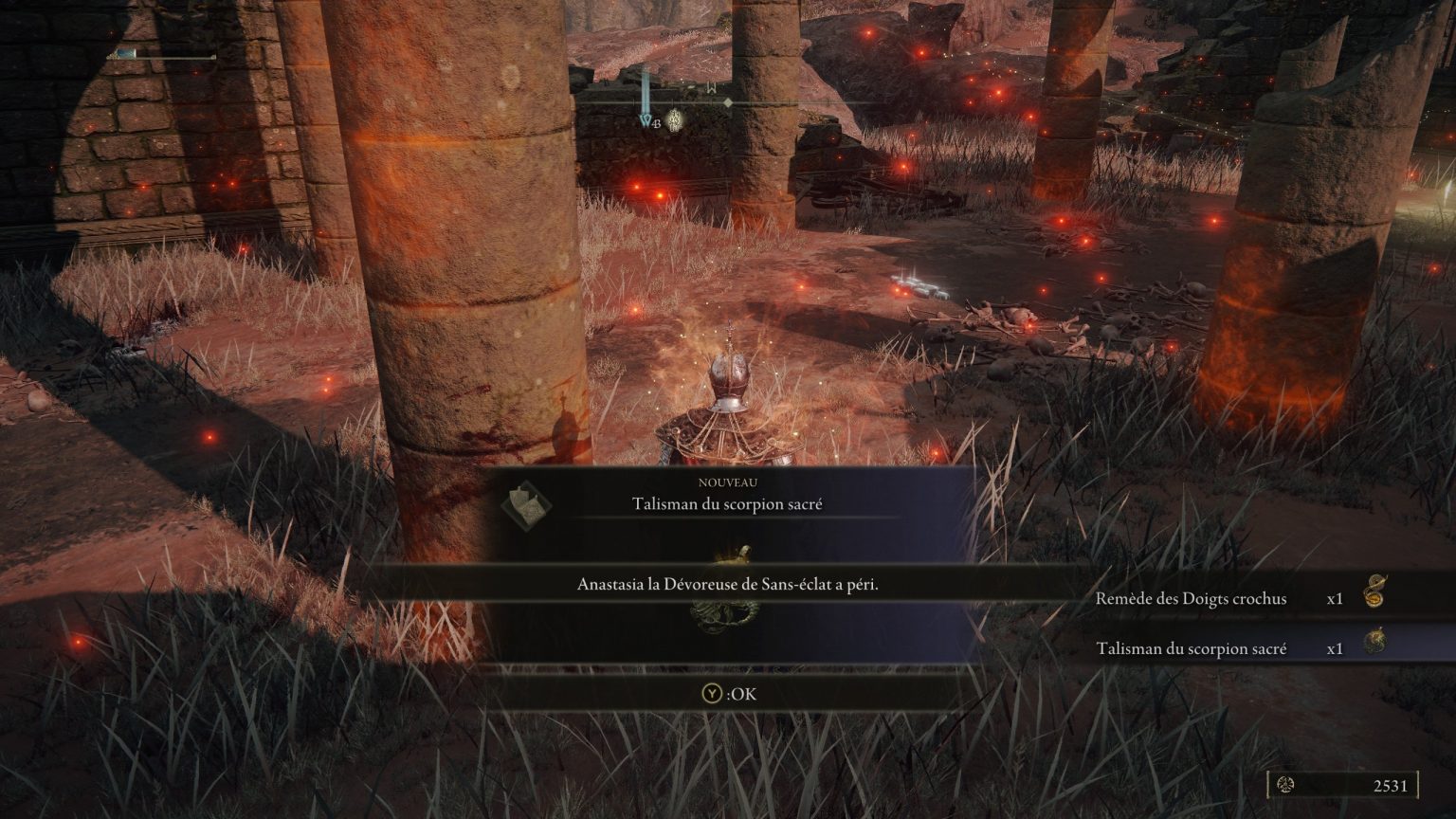 Talisman du scorpion sacré, où le trouver ? Guide Elden Ring