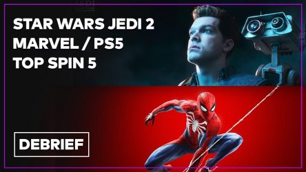 Image d'illustration pour l'article : Débrief' : Star Wars Jedi Survivor, Top Spin, stocks PS5, Marvel chez Microsoft et série Horizon
