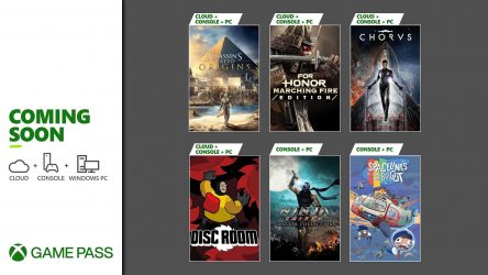 Image d'illustration pour l'article : Xbox Game Pass : Assassin's Creed Origins et For Honor à l'affiche pour début juin