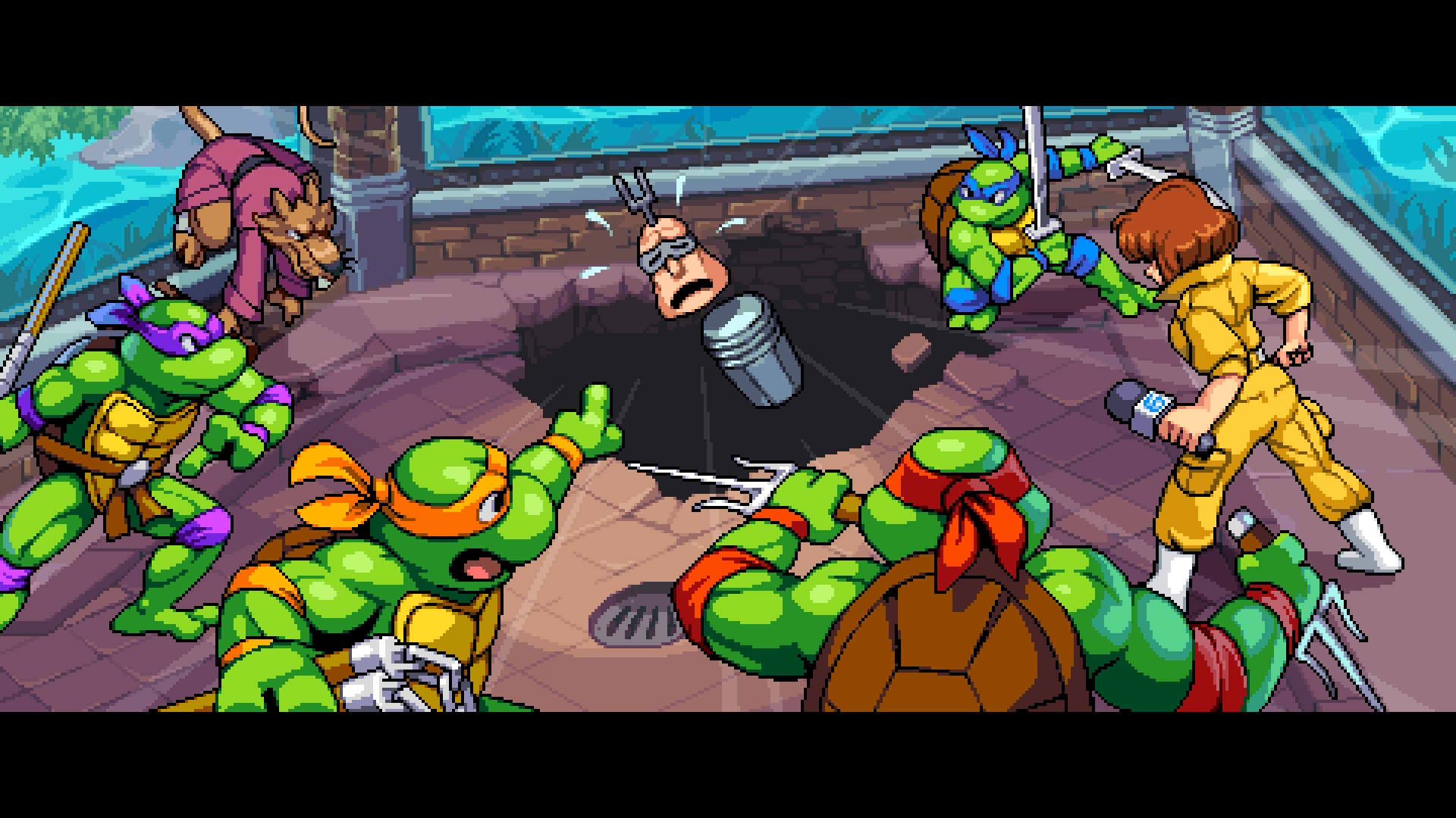 Teenage Mutant Ninja Turtles Shredders Revenge tête boss de fin