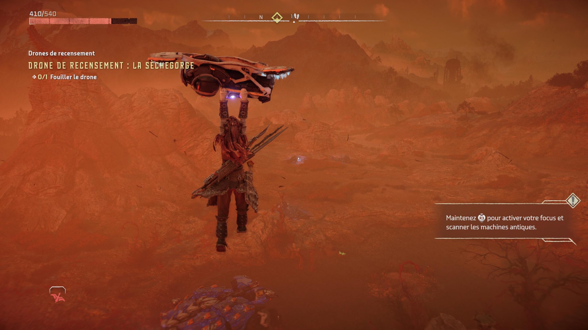Drone de recensement La Soluce annexe Horizon Forbidden West