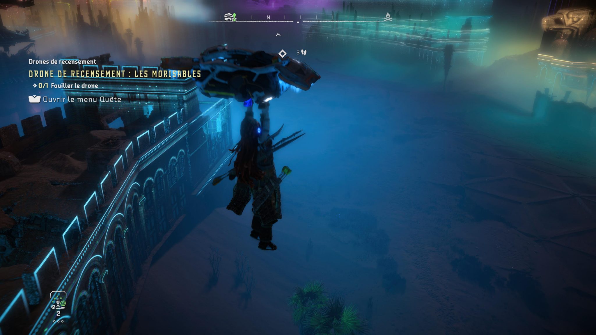 Drone de recensement Les Morisables Soluce annexe Horizon Forbidden West