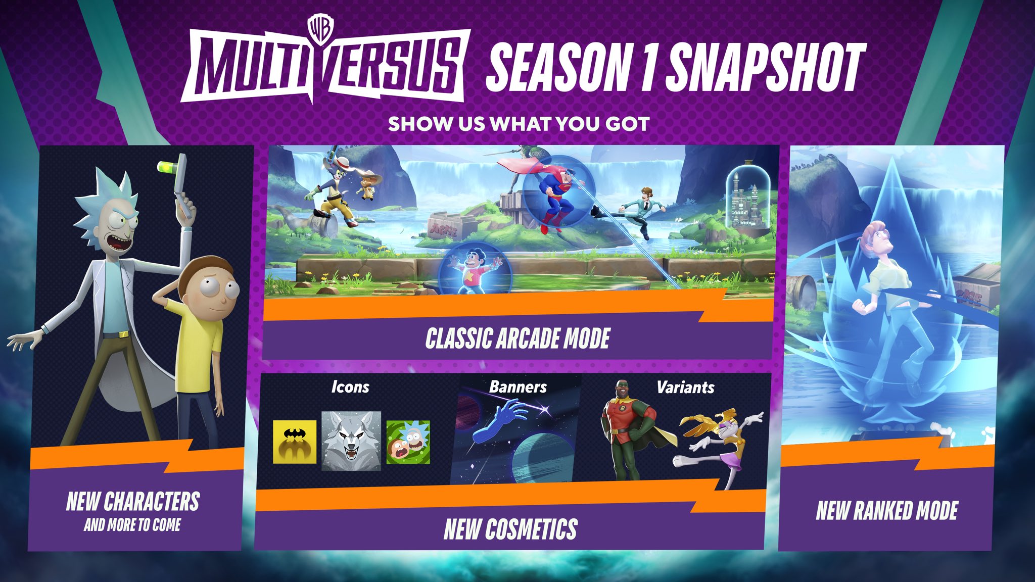 Multiversus announces its arcade and ranked modes