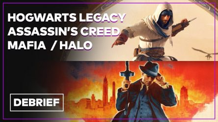 Image d'illustration pour l'article : Débrief' : Assassin's Creed Mirage, Halo coop, Quidditch Hogwarts Legacy et nouveau Mafia